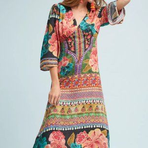 NWT Anthropologie Farm Rio Rosario Long Dress, SP